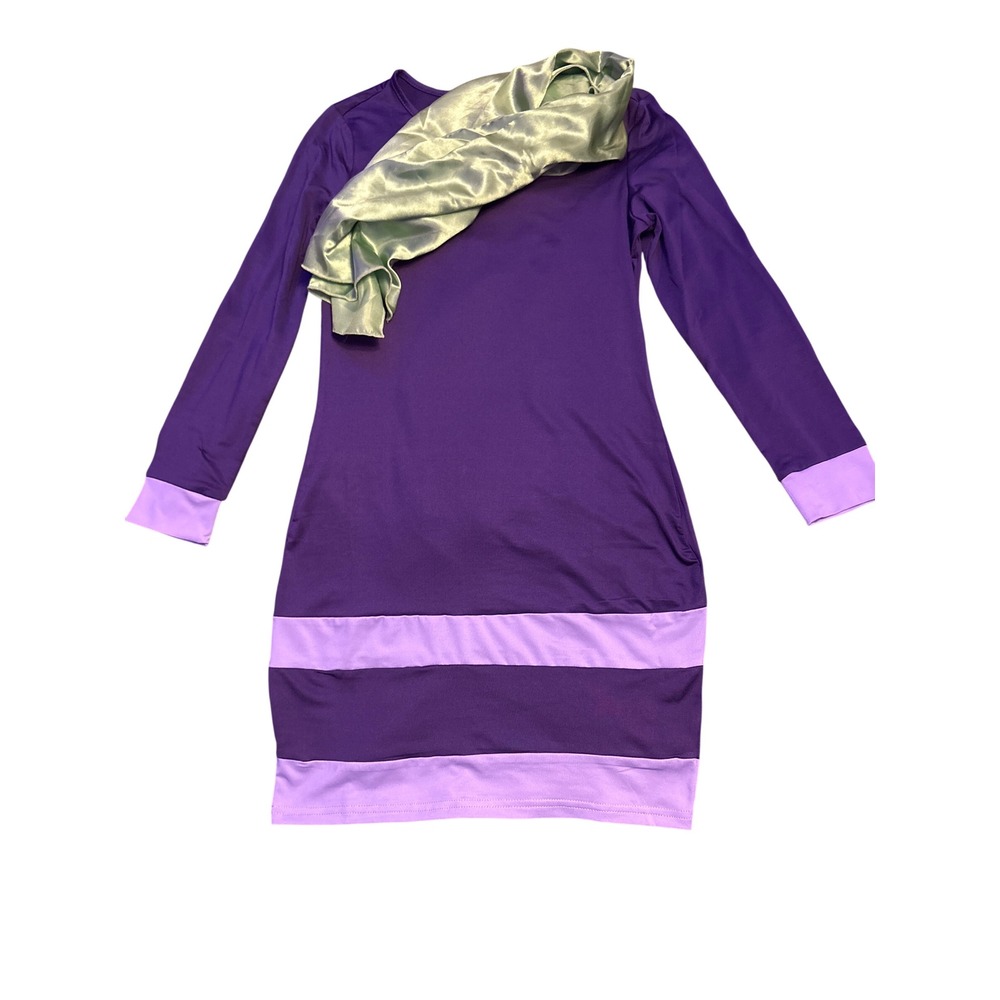 NEW NWOT Women's Scooby\-Doo Daphne Blake Halloween Costume Dress Scarf Size S